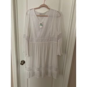 White Boho dress